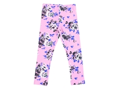 Name It pastel lavender big flower leggings